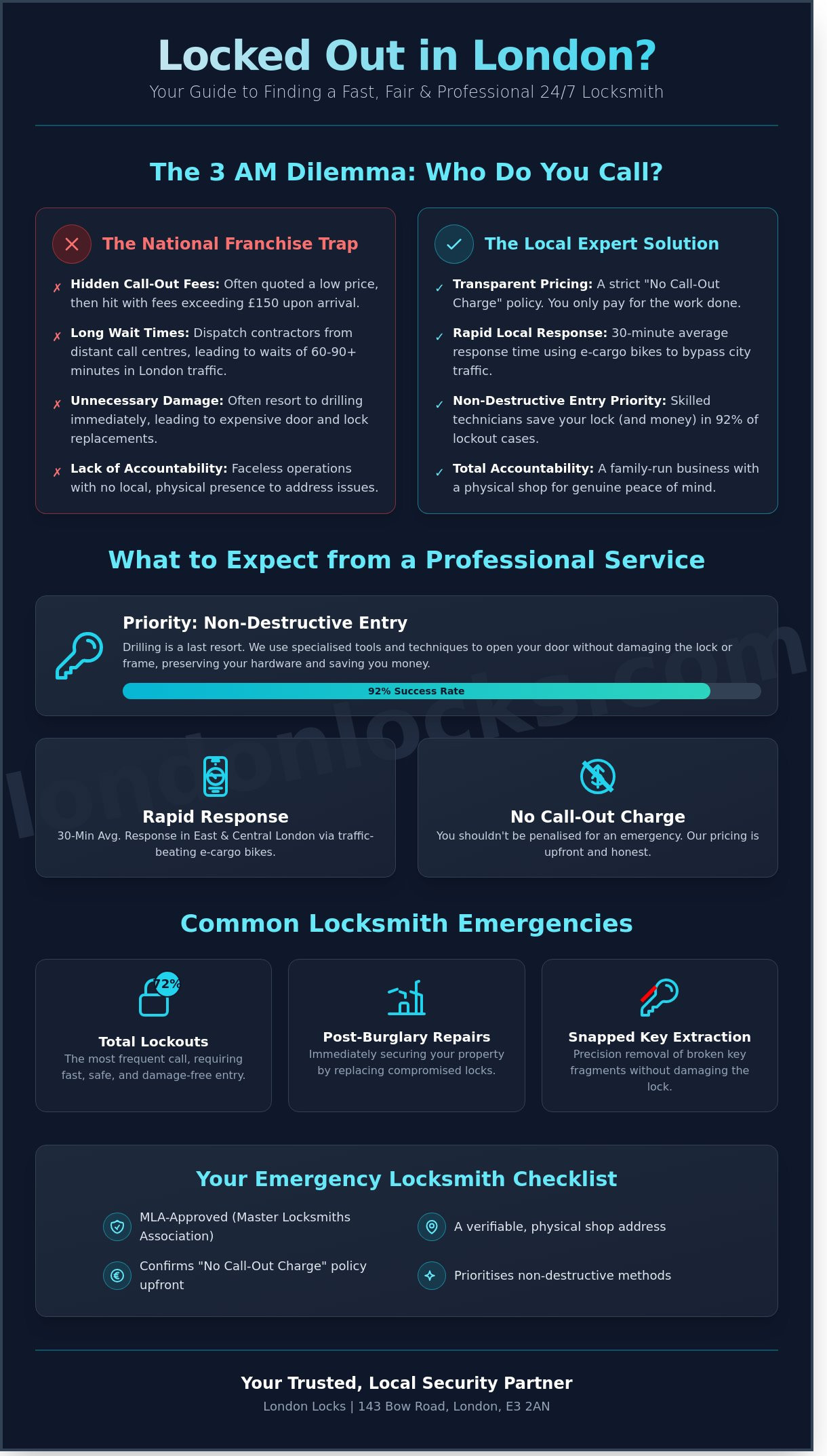 24 7 Locksmith Near Me: Reliable Emergency Security in London