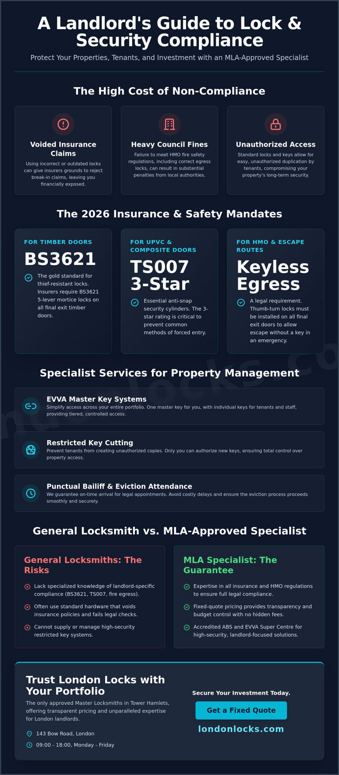 Landlord Locksmith Services London: 2026 Security & Compliance Guide