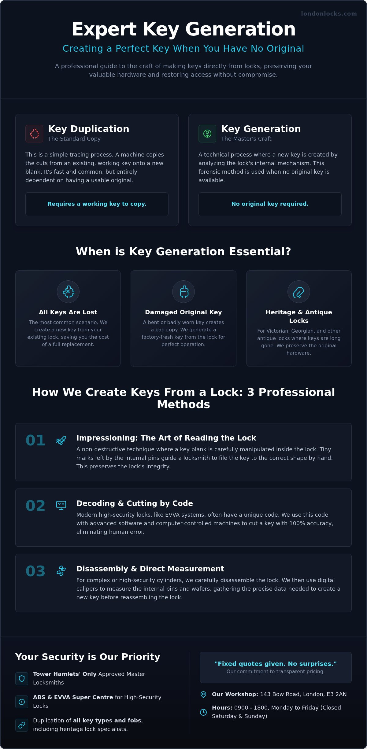 Making Keys to Locks: Expert London Locksmith Services
