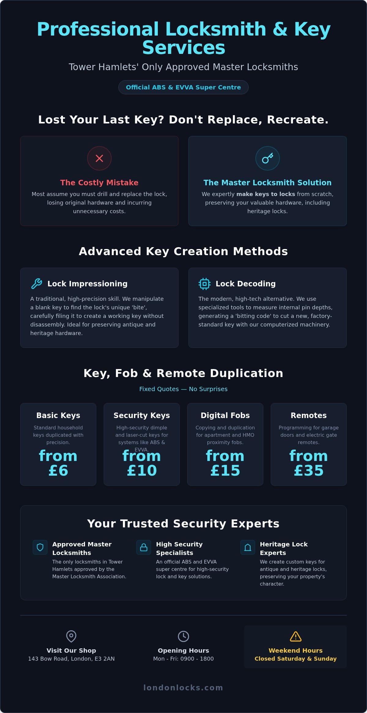 How to Make Keys to Locks Without the Original in London